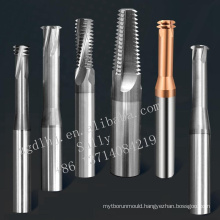 solid tungsten carbide thread milling cutter tool